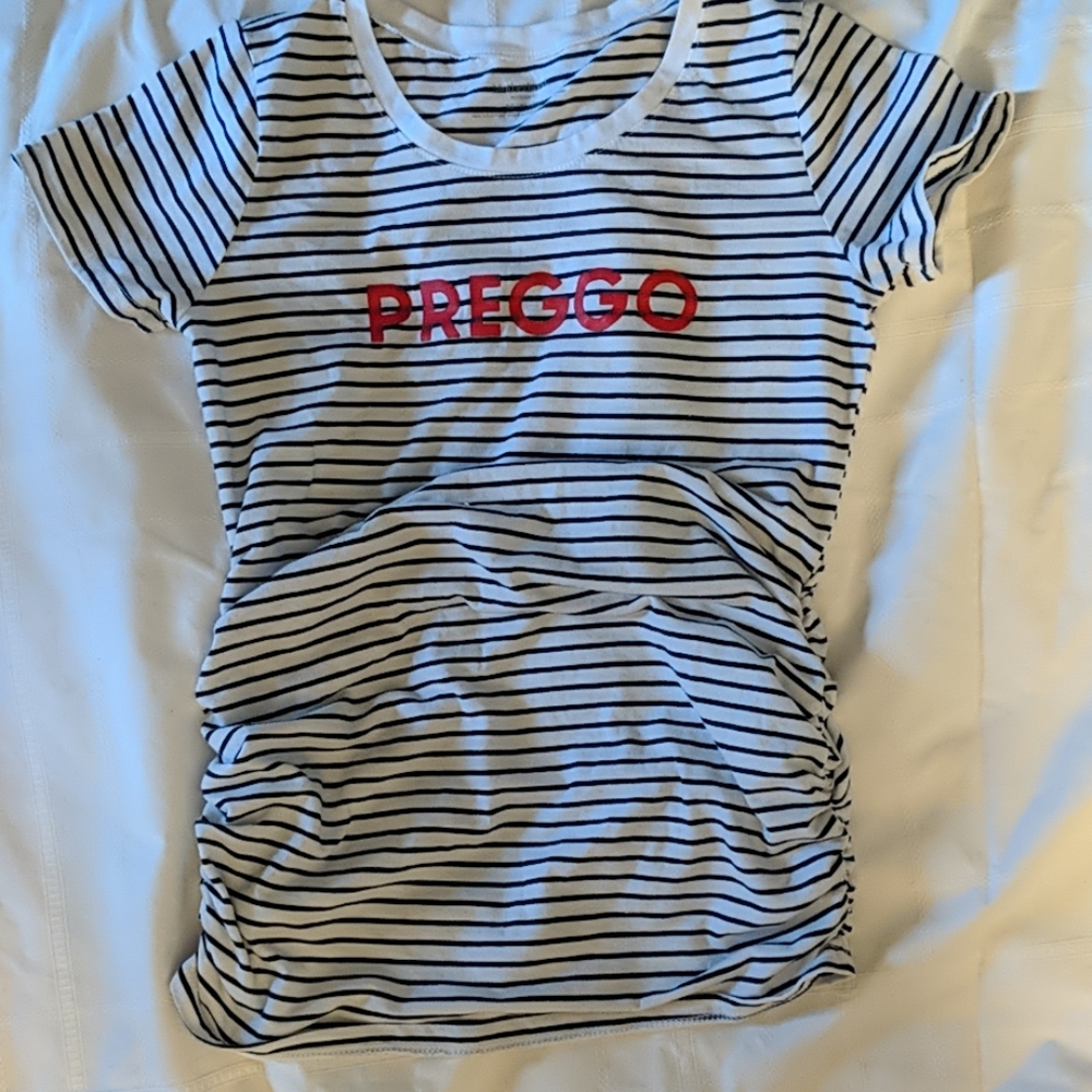 Women's Motherhood xs pregnant side stitched top